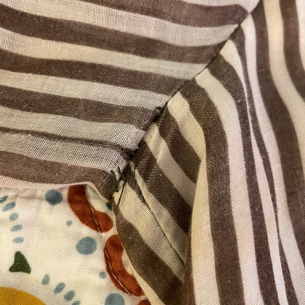 Vintage Striped Bow Collar Dress - Picture 8 of 8